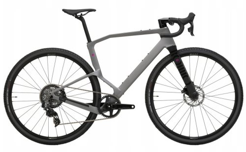 Rower gravel Rondo Ruut CF1 Gen2 SRAM koło 28 " srebrny karbon roz L - zdjęcie 2