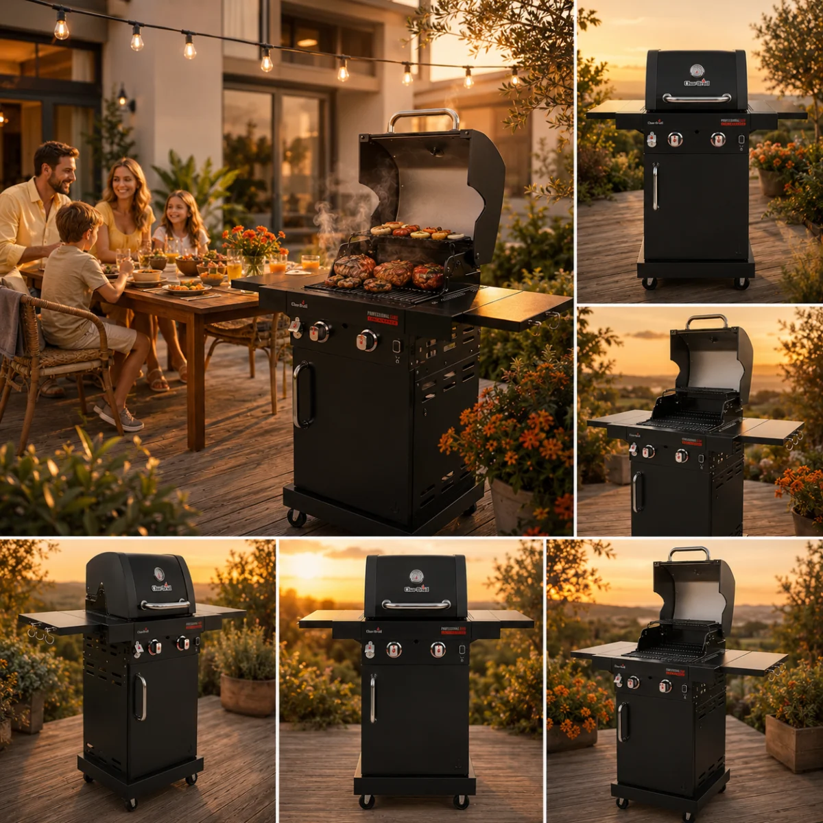 Grill gazowy ogrodowy Char-Broil Professional Core B 2 palniki na 4 steki - zdjęcie 16