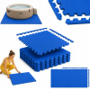 Puzzle mata pod basen spa 6 szt niebieska 2,5 cm gruba