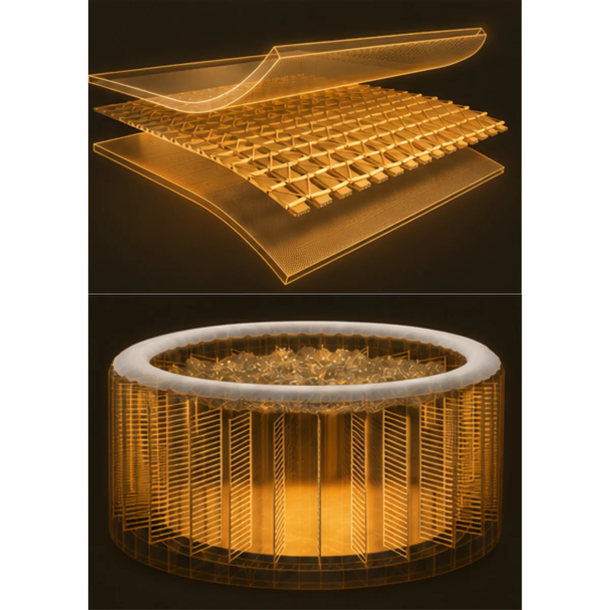 Dmuchane SPA ogrodowe Intex 28494NP Glow Deluxe 4 os. Wi-Fi LED - zdjęcie 26