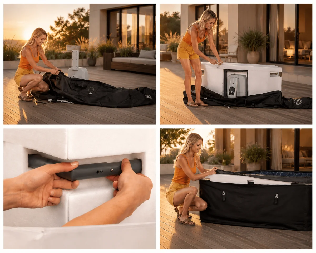 SPA ogrodowe Bestway 60229 Lay-Z Stockholm Smart AirJet 6 osobowe Wi-Fi - zdjęcie 7