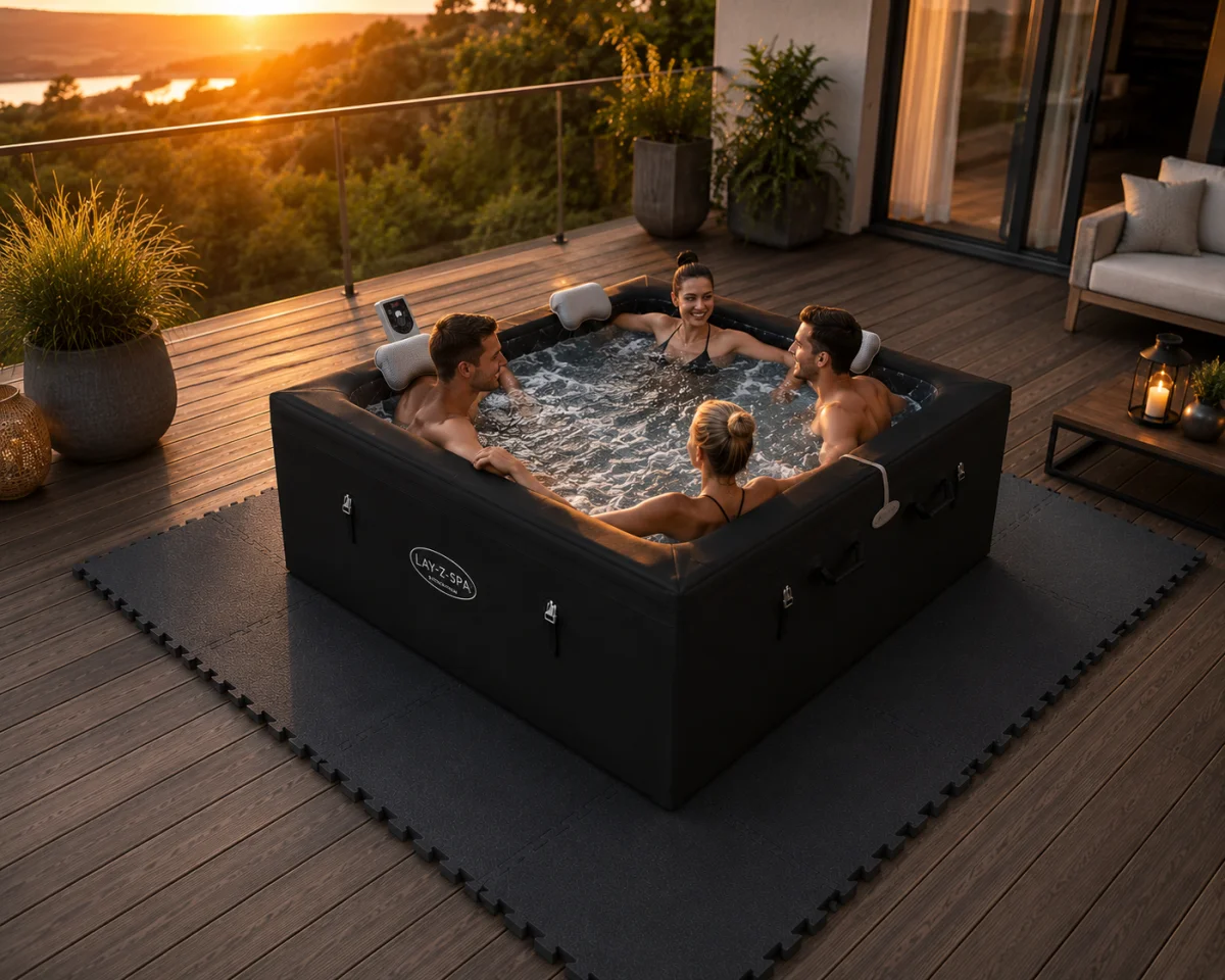 SPA ogrodowe Bestway 60229 Lay-Z Stockholm Smart AirJet 6 osobowe Wi-Fi - zdjęcie 6