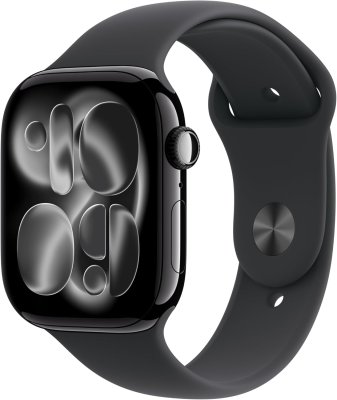 Apple Watch Series 11 GPS 46 mm Diamond Black Aluminium – Refurbished