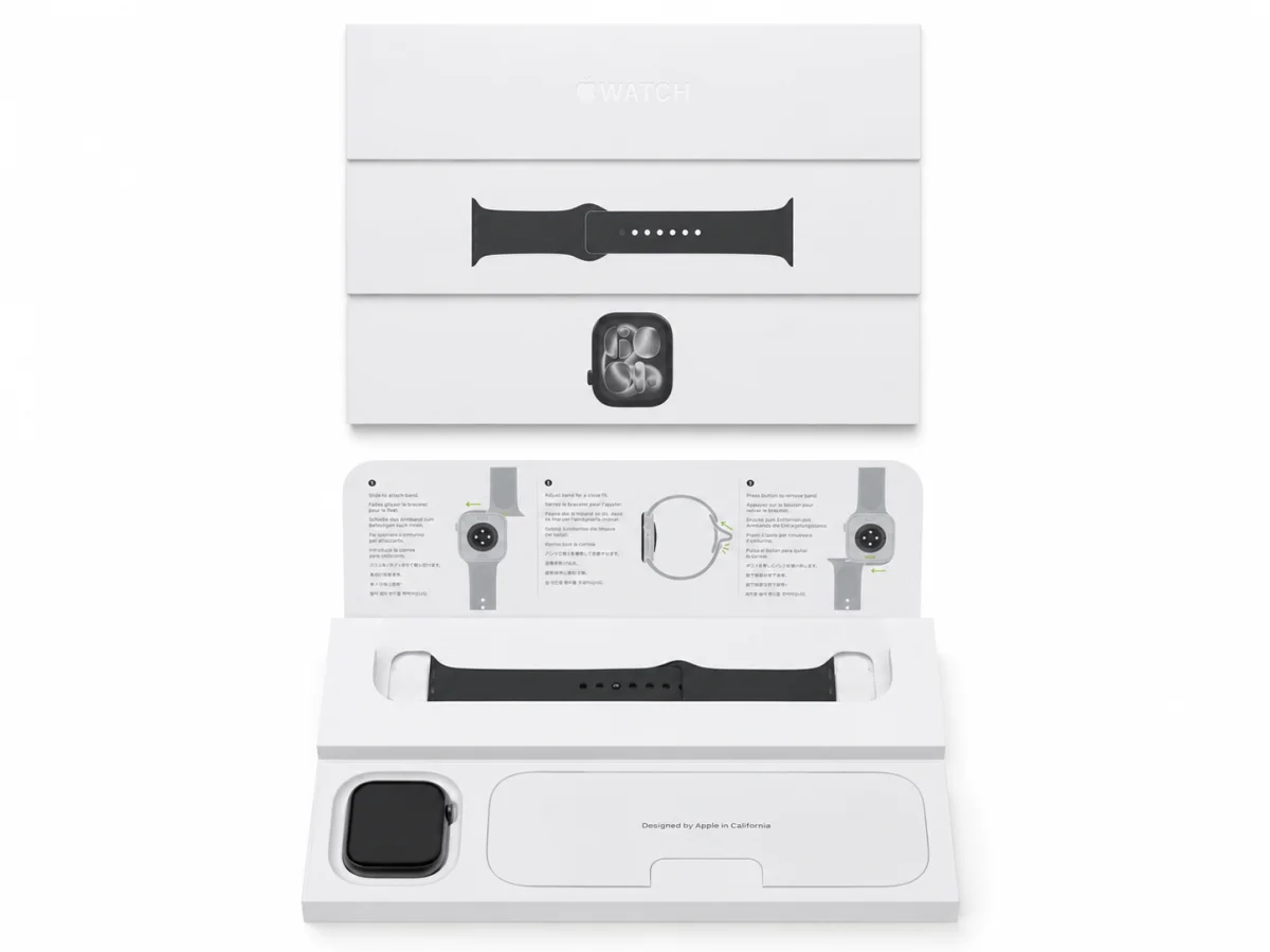 Apple Watch Series 11 GPS 46 mm Diamond Black Aluminium – Refurbished - zdjęcie 5