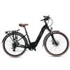Rower elektryczny miejski Cybic Belena 26'' 39 cm Shimano 250W czarny - zdjęcie 6