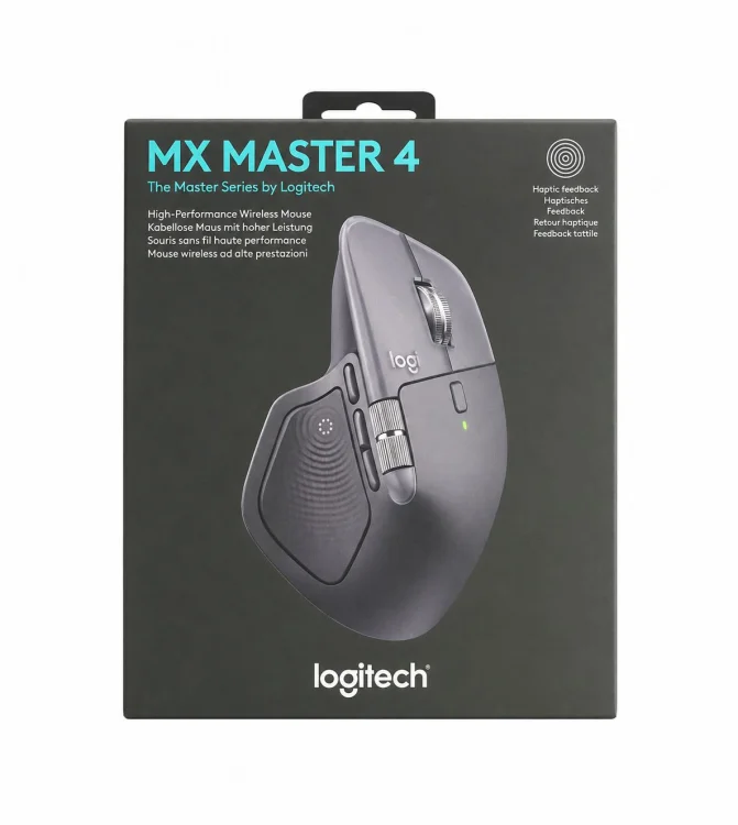 Mysz Bezprzewodowa Logitech MX Master 4 Grafitowa Bluetooth Ergonomiczna - zdjęcie 4