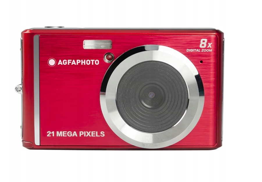 Aparat cyfrowy AgfaPhoto DC5200 Czerwony Kompakt 21 Mpix Ekran 2.4" HD - zdjęcie 4