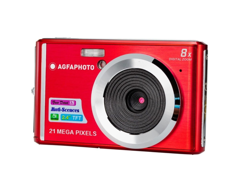 Aparat cyfrowy AgfaPhoto DC5200 Czerwony Kompakt 21 Mpix Ekran 2.4" HD - zdjęcie 5