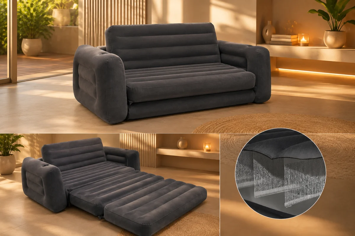Sofa dmuchana rozkładana Intex 66552NP 224 x 203 x 66 cm - zdjęcie 11