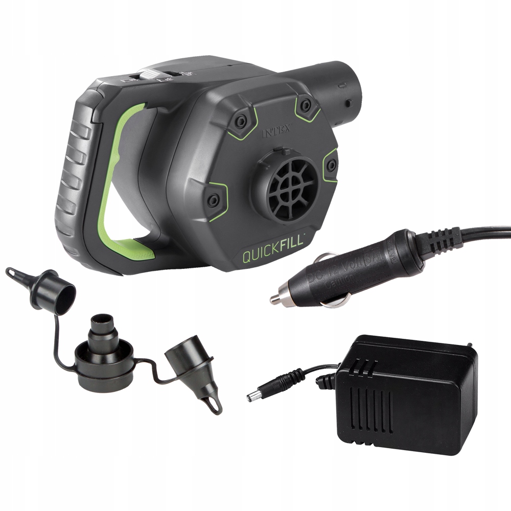 Pompka akumulatorowa elektryczna 230V + 12V Intex samochodowa sieciowa - zdjęcie 8