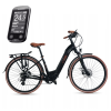 Rower elektryczny miejski Cybic Belena 26'' 39 cm Shimano 250W czarny