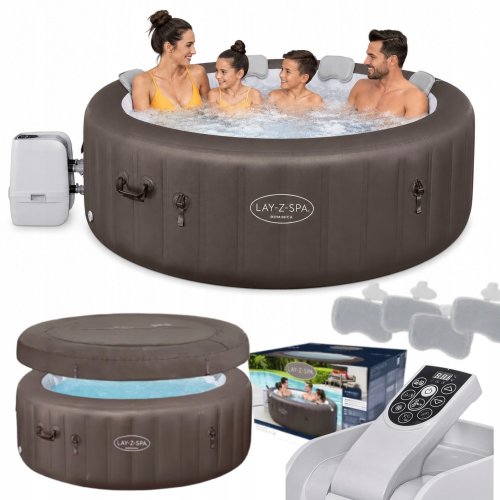 Dmuchane SPA Bestway Lay-Z-Spa Dominica HydroJet 4-6 osób 140 dysz WiFi aplikacja