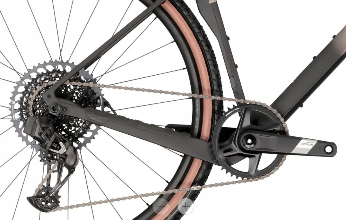 Rower gravel RONDO Mylc MX1 28″ L CARBON SRAM Apex AXS 1x12 Sand/Black - zdjęcie 14