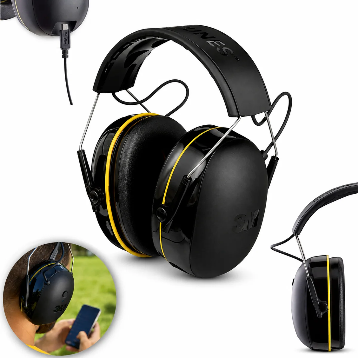 Słuchawki ochronne 3M WorkTunes Connect Bluetooth nauszniki ochrona słuchu
