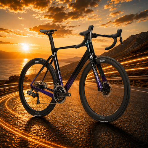 Rower szosowy RONDO HVRT CF0 28″ M CARBON SRAM RED eTap AXS  Black/Violet - zdjęcie 2