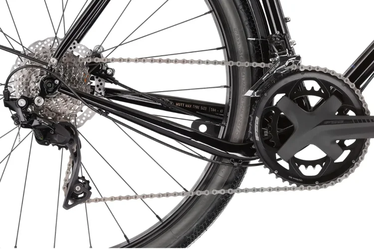 Rower RONDO MUTT ST 27,5″ M STAL Shimano 105 2x11 all-road  Black/Tan - zdjęcie 11