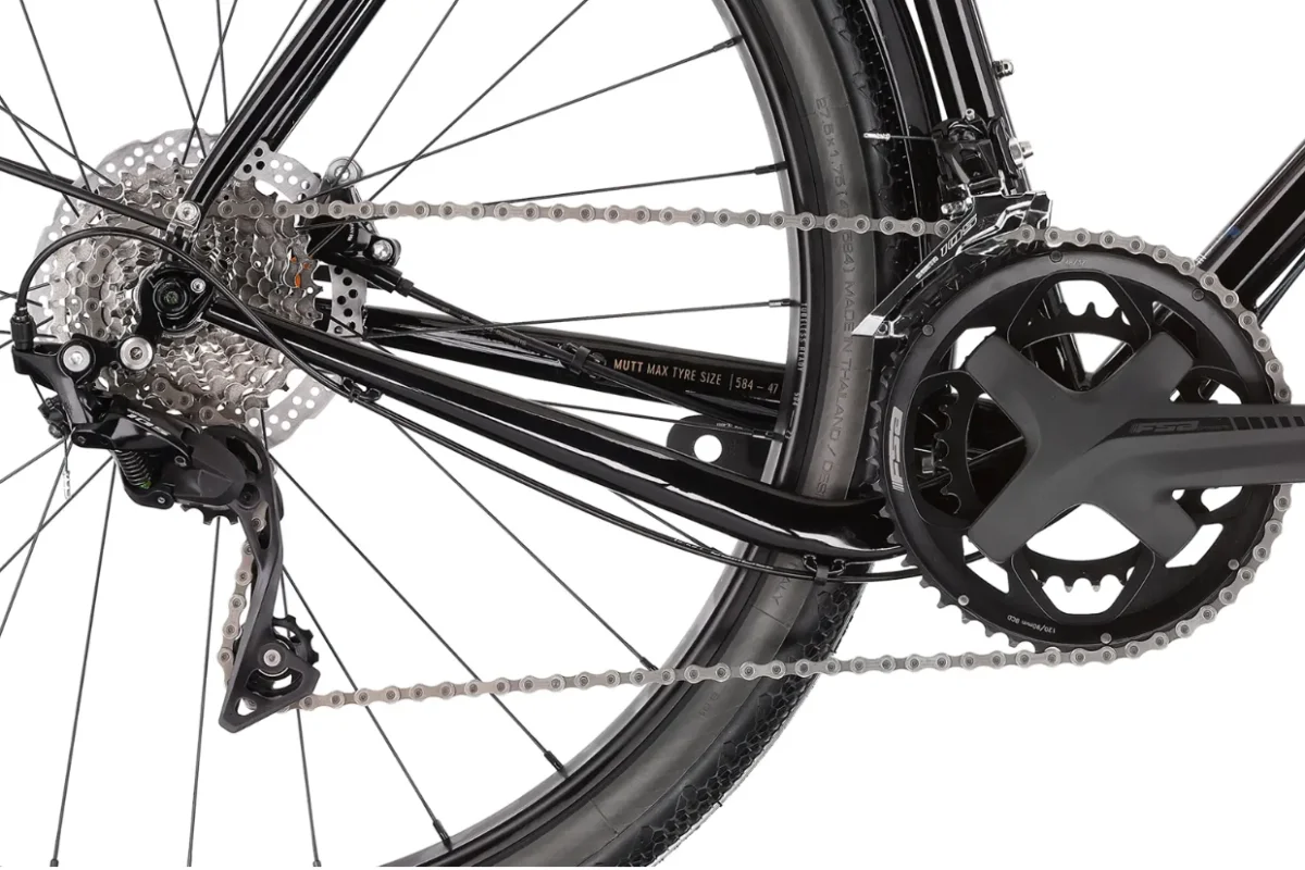 Rower RONDO MUTT ST 27,5″ L STAL Shimano 105 2x11 all-road Black/Tan - zdjęcie 11