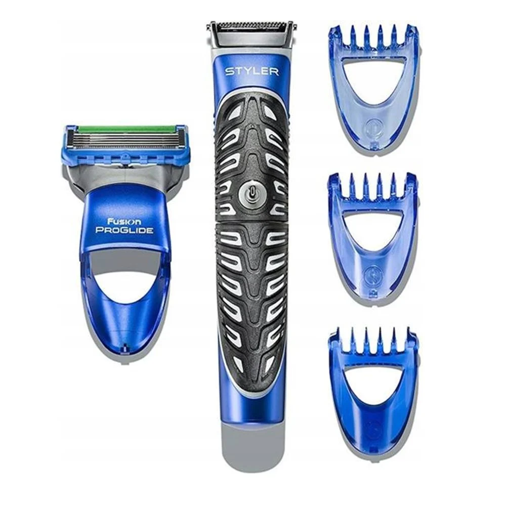 Gillette Styler 3w1 maszynka do golenia trymer ostrze ProGlide + 3 nasadki - zdjęcie 5