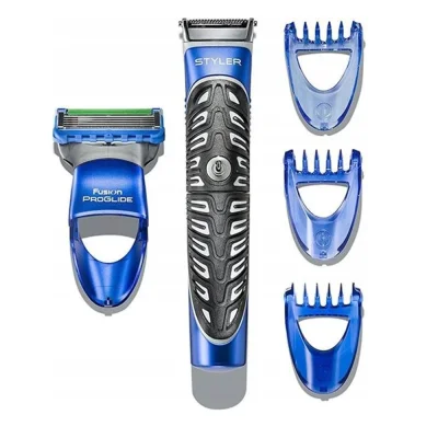 Gillette Styler 3w1 maszynka do golenia trymer ostrze ProGlide + 3 nasadki - zdjęcie 5