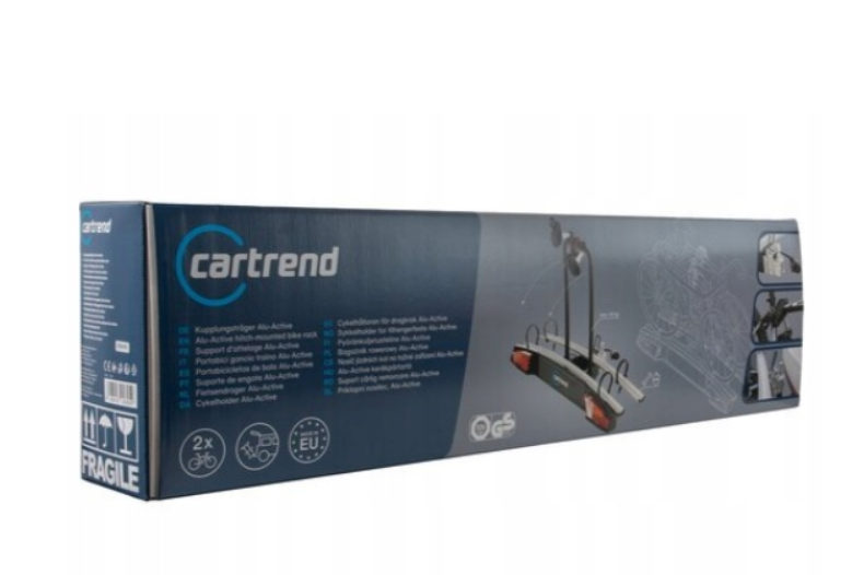 Bagażnik rowerowy na samochód Hak 2 Rowery CARTREND 45kg Alu Active 11116 - zdjęcie 7