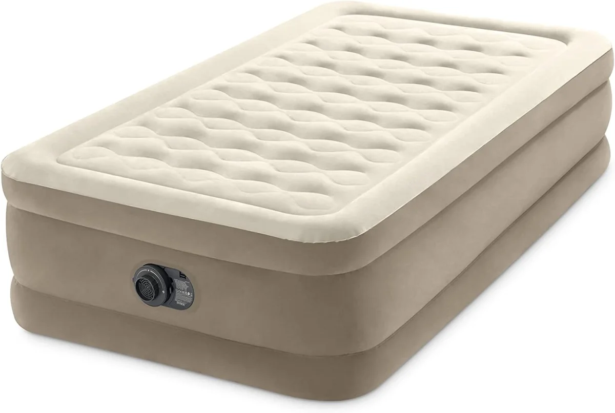Materac dmuchany Intex 64426ND z pompką 191x99x46 jednoosobowy wysoki - zdjęcie 5