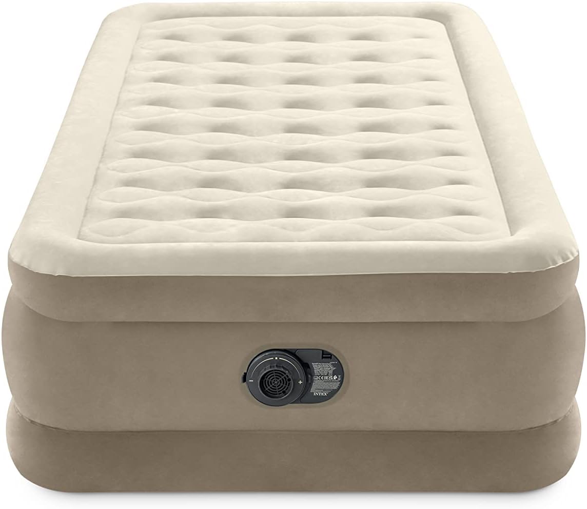 Materac dmuchany Intex 64426ND z pompką 191x99x46 jednoosobowy wysoki - zdjęcie 6