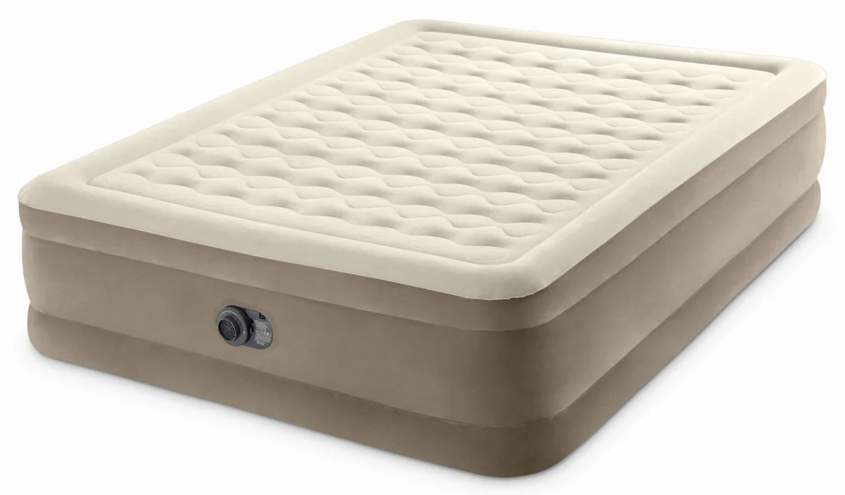 Materac dmuchany Intex 64428 dla 2 osób welurowy z pompką - zdjęcie 4