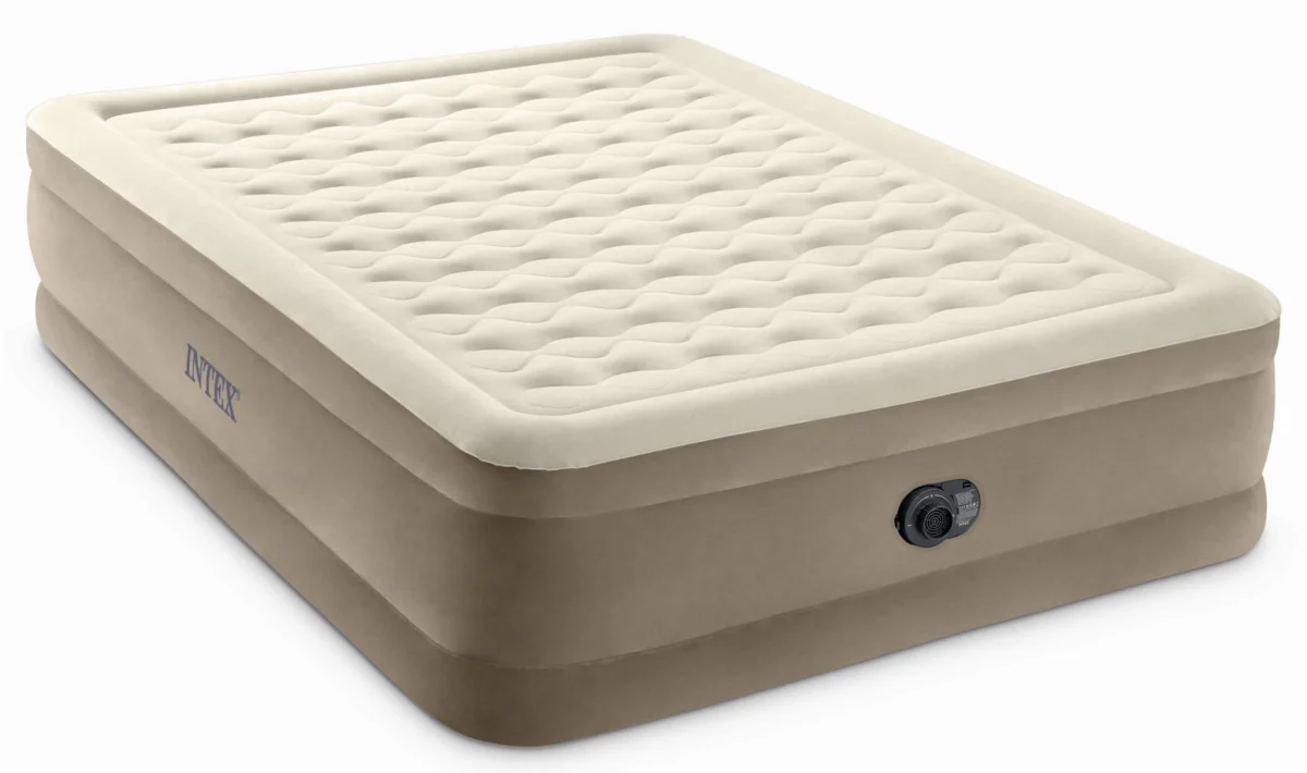 Materac dmuchany Intex 64428 dla 2 osób welurowy z pompką - zdjęcie 6