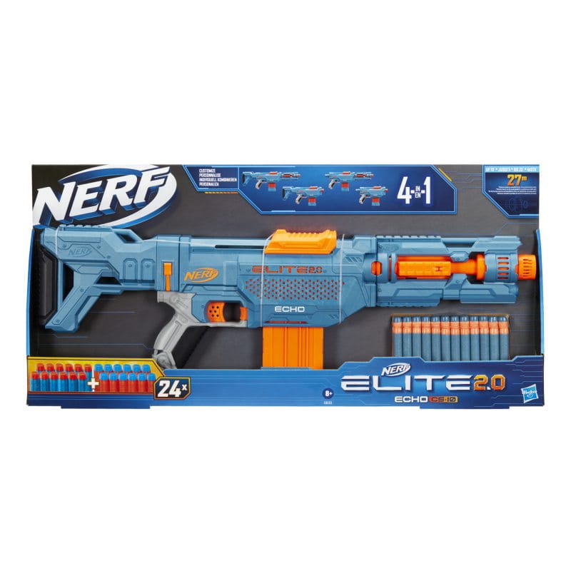 Wyrzutnia pistolet zabawka Nerf Elite 2.0 Echo CS 10 E9533 Hasbro - zdjęcie 2