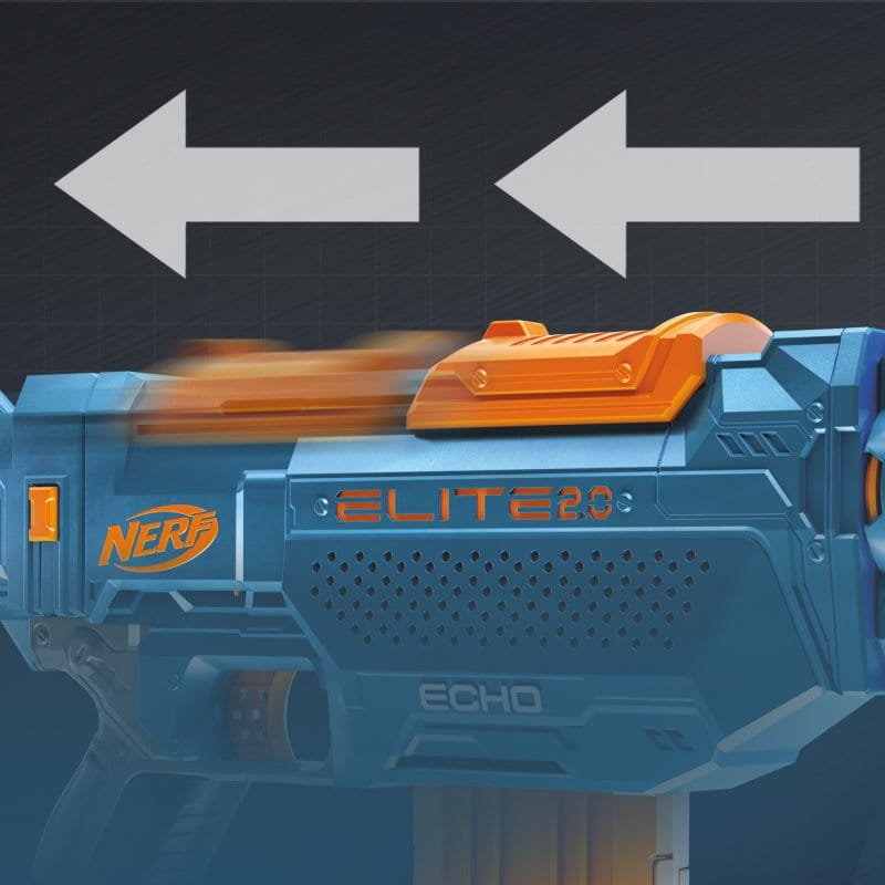 Wyrzutnia pistolet zabawka Nerf Elite 2.0 Echo CS 10 E9533 Hasbro - zdjęcie 15