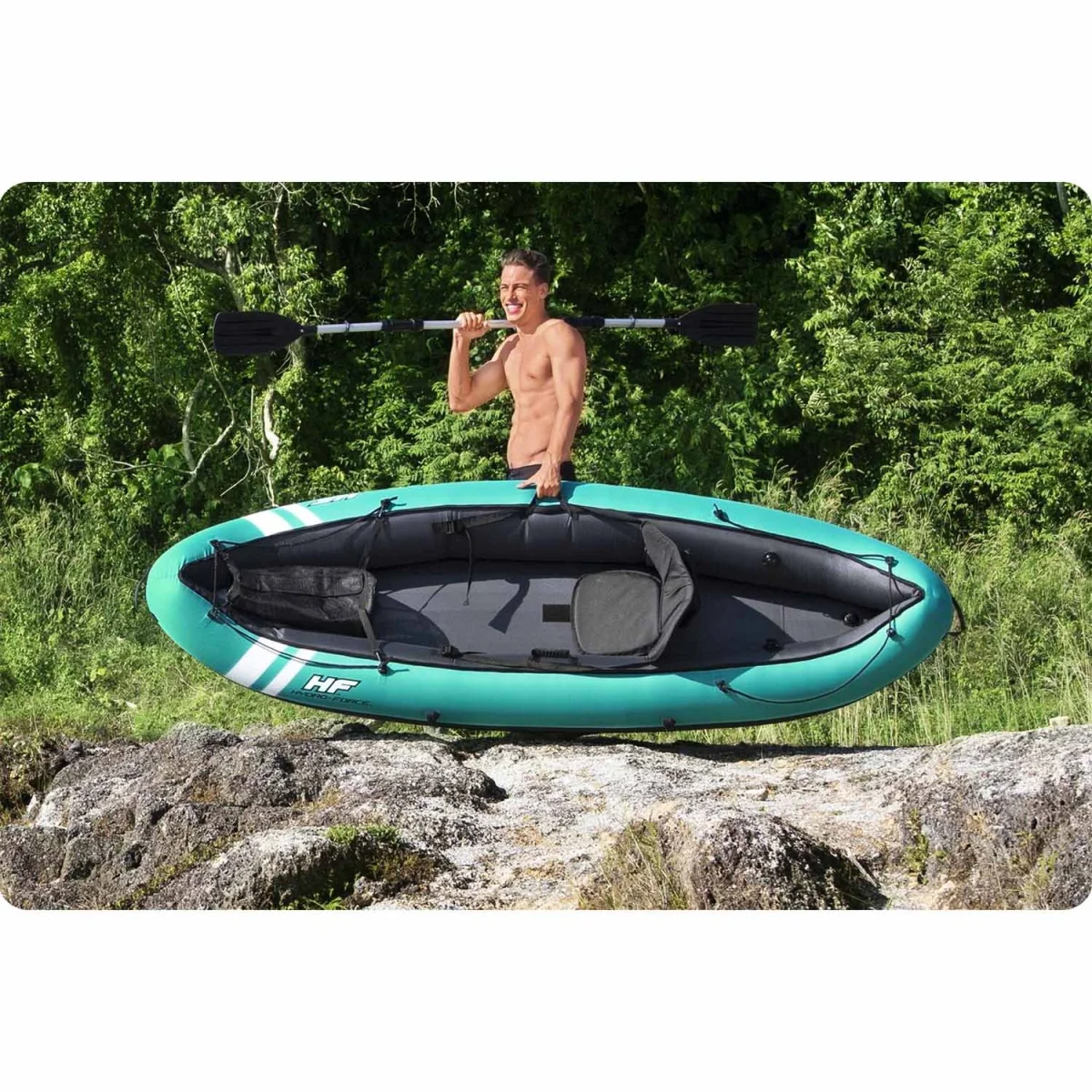 Kajak Hydro-Force Ventura Bestway 65118 280cm do 130kg - zdjęcie 13