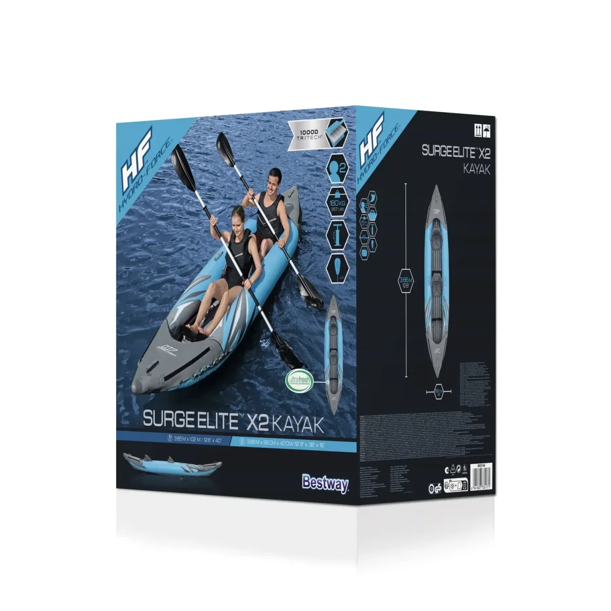Kajak Surge Elite X2 Bestway 65144 382cm do 180kg - zdjęcie 13