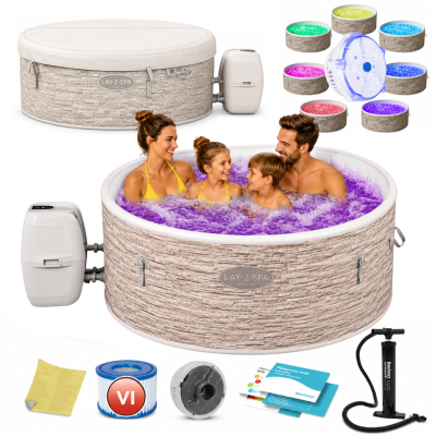 Zestaw SPA ogrodowe Bestway 60027 Lay-Z Vancouver + Lampka Led