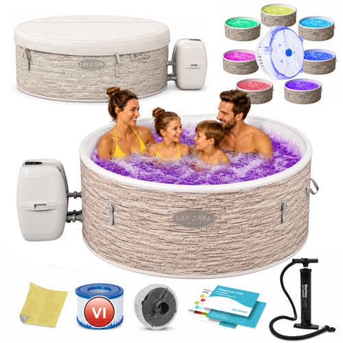 Bestway SPA 60027 Lay-Z Vancouver + lampka led ZESTAW