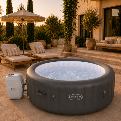 Zestaw SPA ogrodowe Bestway 6005F Palm Springs AirJet 6os + Lampka LED