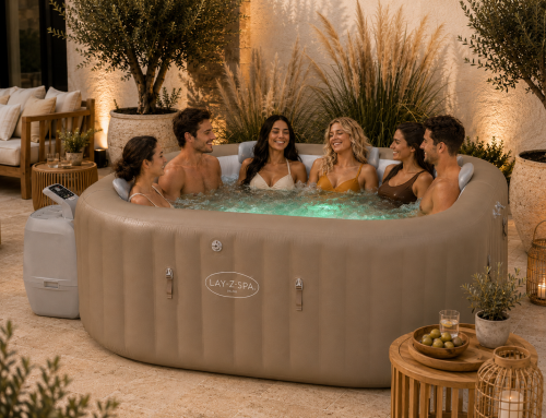 SPA ogrodowe Bestway 6005E Lay-Z Palma HydroJet Pro 7 os. Wi-Fi LED Premium -