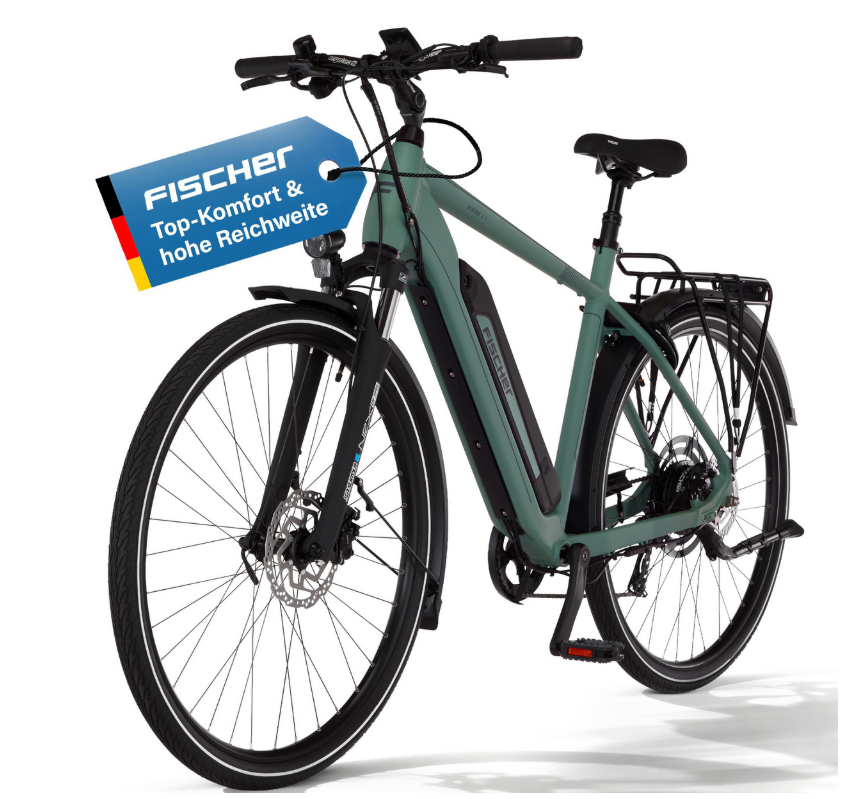 Rower elektryczny trekkingowy Fischer VIATOR 2.1 ACTIVE 28″ RH 55 cm 459 Wh