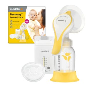 Laktator-Reczny-Medela-Harmony-Essentials-Pack-Zestaw-Akcesoriow-Butelka-Stan-opakowania-oryginalne.jpg