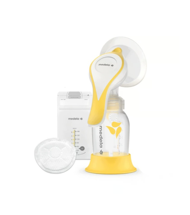 Laktator Ręczny Medela Harmony Essentials Pack Zestaw Akcesoriów Butelka