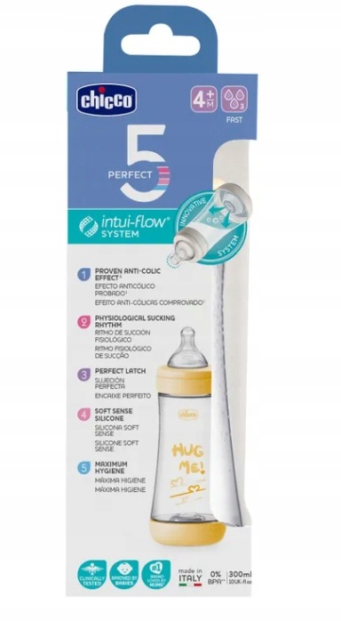 Butelka300 ml antykolkowa Chicco Perfect 5