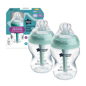 Butelki antykolkowe Tommee Tippee Advanced Anti-Colic 260 ml Zestaw 2 szt