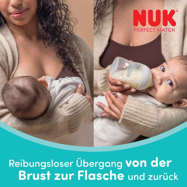 Butelki NUK Perfect Match 260ml Antykolkowe Zestaw 3 szt