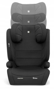 Fotelik Samochodowy KikkaBoo i-AID i-Size 100-150cm 15-36kg Czarny