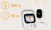 Niania elektroniczna Lionelo biały LOC-BABYLINE 3.2 #zdjecie4