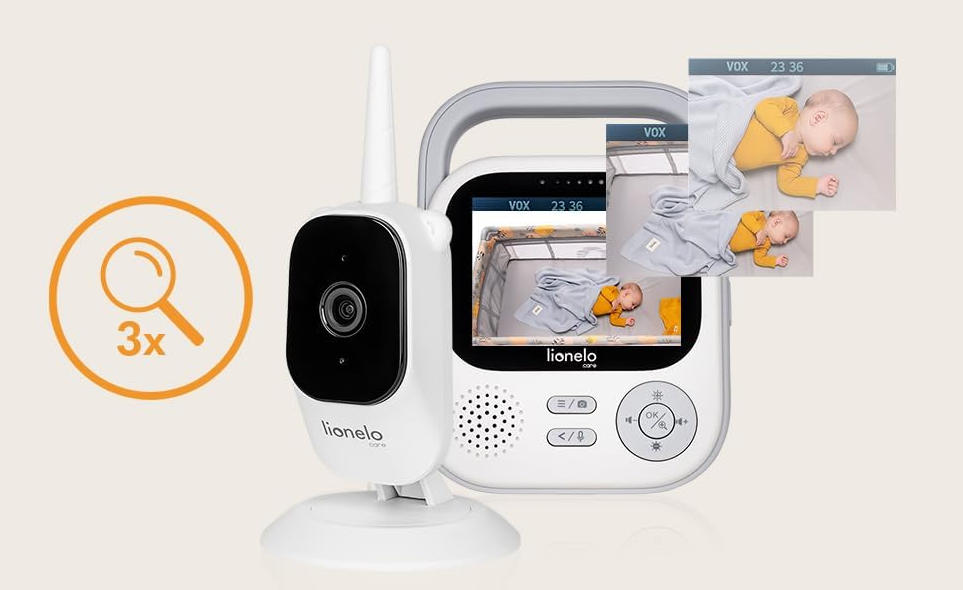Niania elektroniczna Lionelo biały LOC-BABYLINE 3.2 #zdjecie8