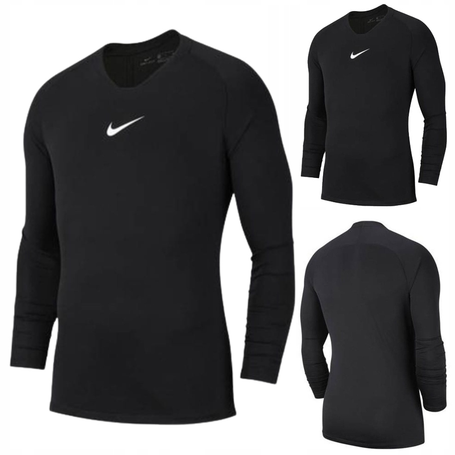 Męska Koszulka Termoaktywna z Długim Rękawem Nike Dri-FIT Park First Layer AV2609-010 Rozmiar M Czarna #zdjecie3