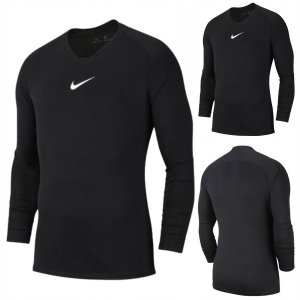 Męska Koszulka Termoaktywna z Długim Rękawem Nike Dri-FIT Park First Layer AV2609-010 Rozmiar M Czarna #zdjecie3