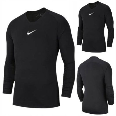 Męska Koszulka Termoaktywna z Długim Rękawem Nike Dri-FIT Park First Layer AV2609-010 Rozmiar M Czarna #zdjecie3