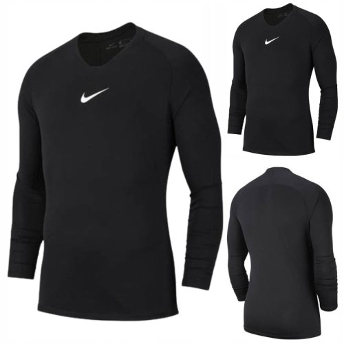 Męska Koszulka Termoaktywna z Długim Rękawem Nike Dri-FIT Park First Layer AV2609-010 Rozmiar M Czarna #zdjecie3