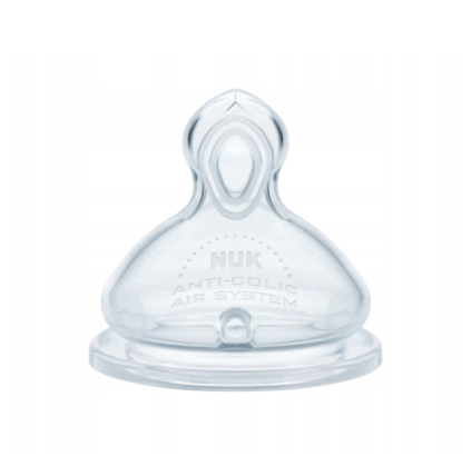 Smoczki do butelki NUK First Choice 6-18m 2szt silikon antykolkowe #zdjecie3